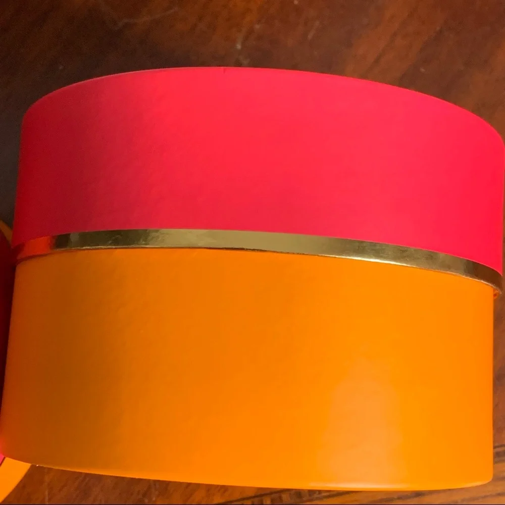 Set of 2 Brand New Kate Spade Round Boxes